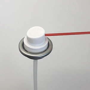 Spray valve for silicone coating